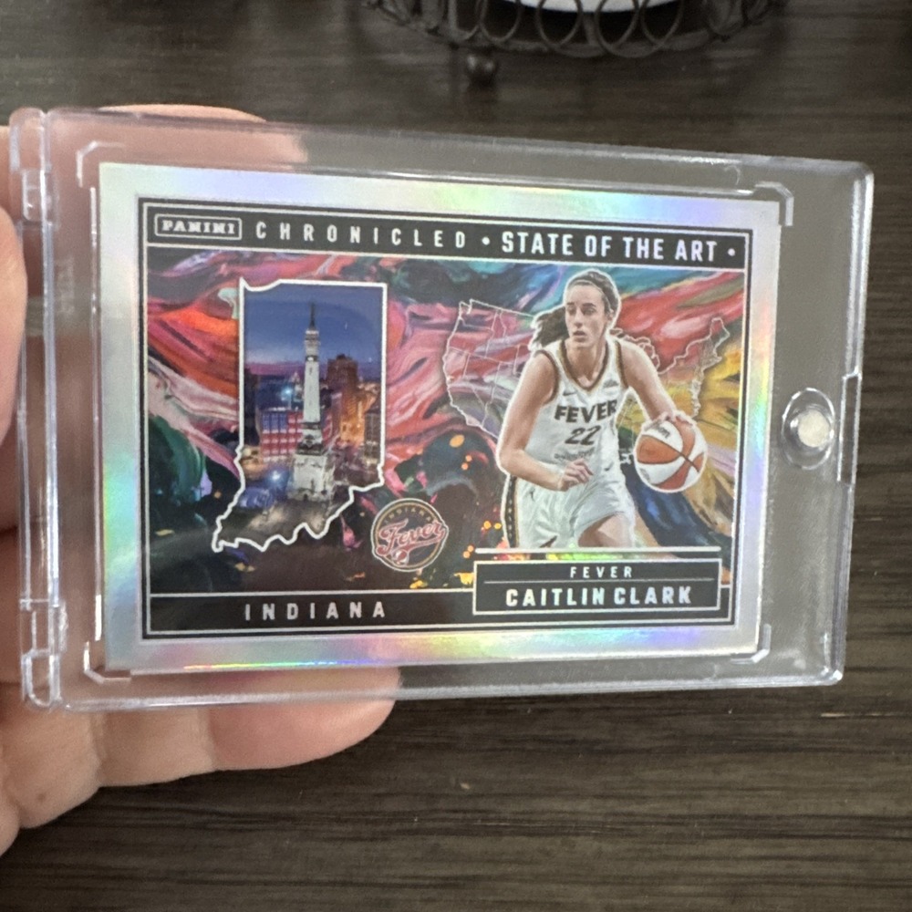 2025 Panini Caitlin Clark Chronicled Halo State of the Art #81 Indiana Fever